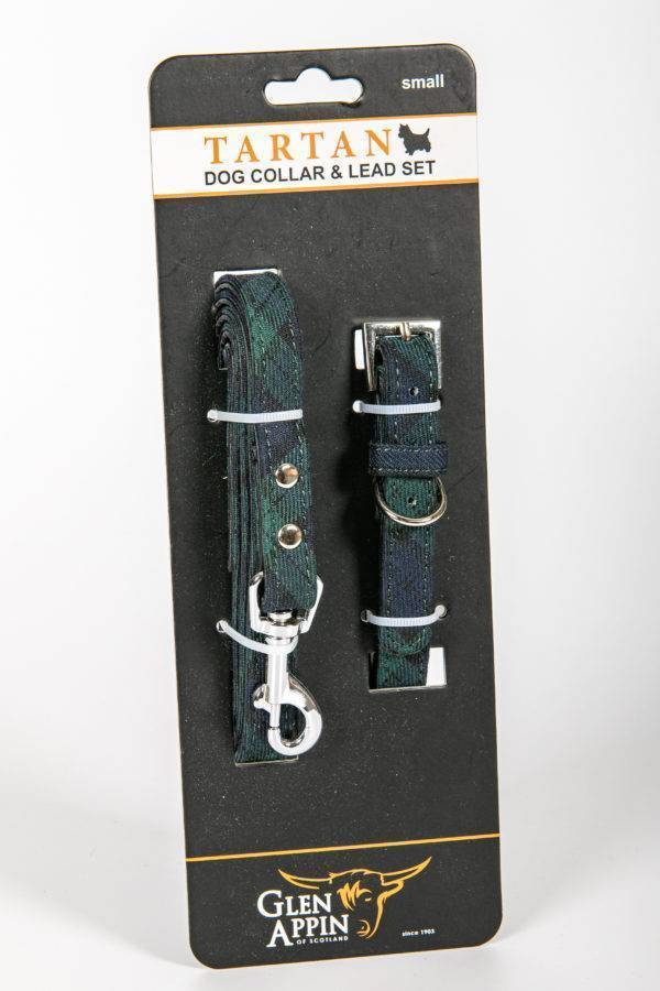 Glen Appin Tartan Dog Collar and Lead Set