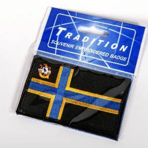 Souvenir Embroidered Badge - caithness Flag (others designs available please contact us)