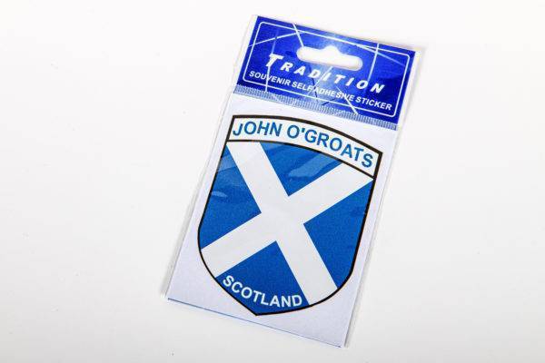 John O Groats Self adhesive Stickers - Various designs